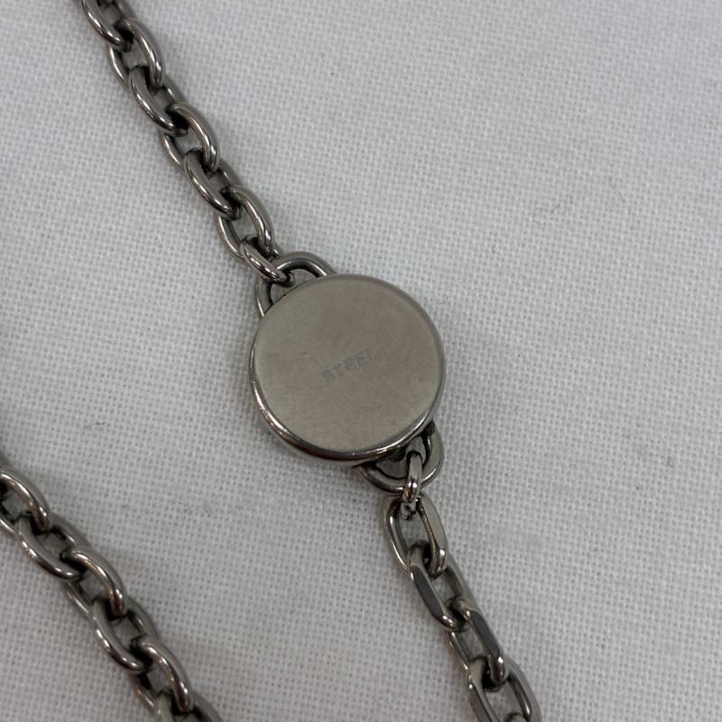 ディーゼル DIESEL アクセサリー ネックレス、ペンダント ステンレス スチール シルバー カラー ドッグタグ チェーン ネックレス - メンズ USED 古着 中古 50166763