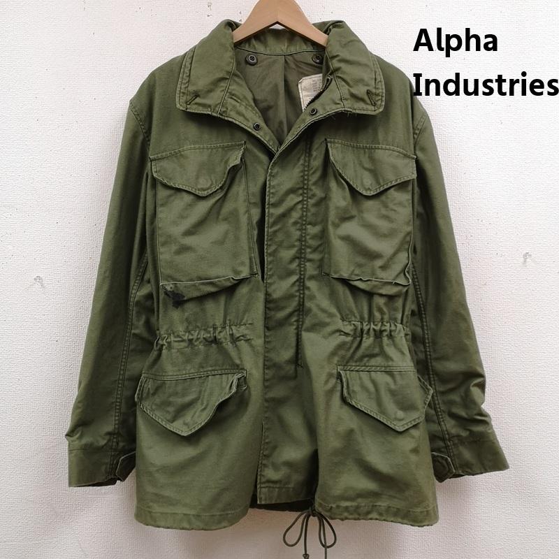 アルファ インダストリー Alpha Industries ジャケット、上着 ジャンパー、ブルゾン M-65 フィールド ジャケット スタンドカラー ミリタリー ジャケット S カーキ / カーキ / khaki メンズ USED 古着 中古 50166767