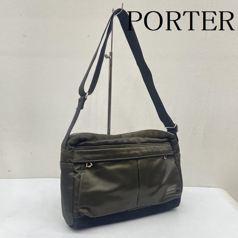 ポーター PORTER ショルダーバッグ ショルダーバッグ ショルダー バッグ - オリーブグリーン / オリーブグリーン / メンズ USED 古着 中古 50166772