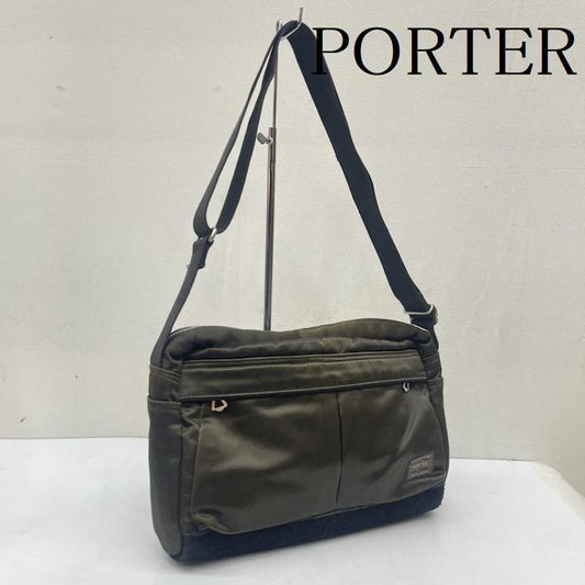 ポーター PORTER ショルダーバッグ ショルダーバッグ ショルダー バッグ - オリーブグリーン / オリーブグリーン / メンズ USED 古着 中古 50166772
