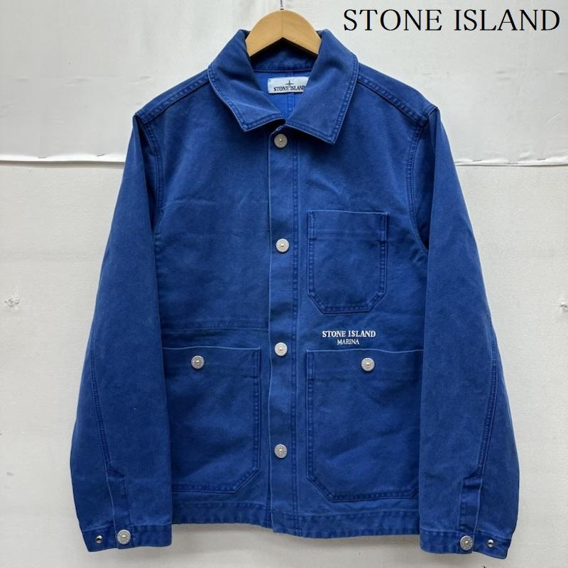 ストーンアイランド STONE ISLAND ジャケット、上着 ジャンパー、ブルゾン Marina Work Jacket ワーク ジャケット カバーオール 8115442X9 S 青 / ブルー / blue メンズ USED 古着 中古 50166776