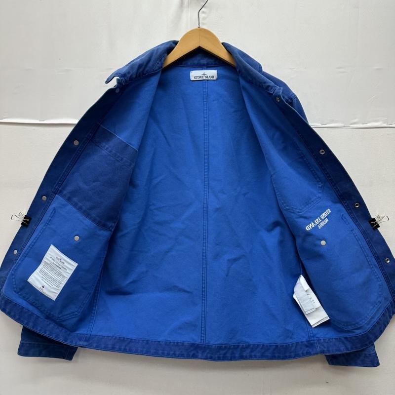 ストーンアイランド STONE ISLAND ジャケット、上着 ジャンパー、ブルゾン Marina Work Jacket ワーク ジャケット カバーオール 8115442X9 S 青 / ブルー / blue メンズ USED 古着 中古 50166776