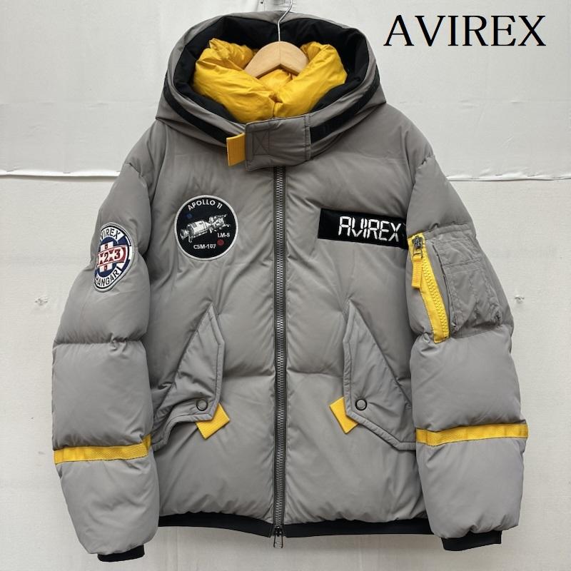 アヴィレックス AVIREX ジャケット、上着 ダウンジャケット アポロ ダウン ジャケット 6112163 XL 灰 / グレー / gray メンズ USED 古着 中古 50166778