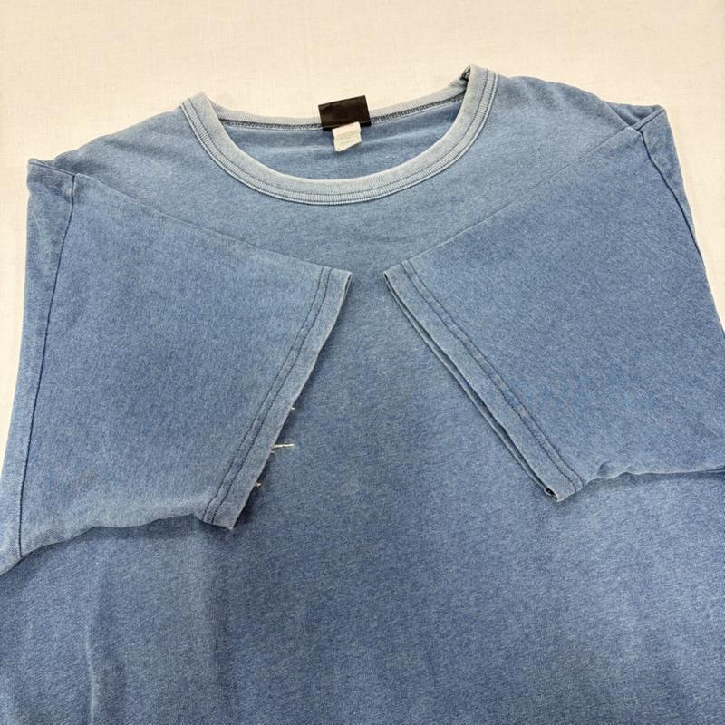 ショット schott Tシャツ 半袖 半袖 ウォッシュ加工 ドラゴン ヤシの木 刺繍 Tシャツ XL 刺繍 青 / ブルー / blue X ベージュ / ベージュ / beige X 白 / ホワイト / white メンズ USED 古着 中古 50166780
