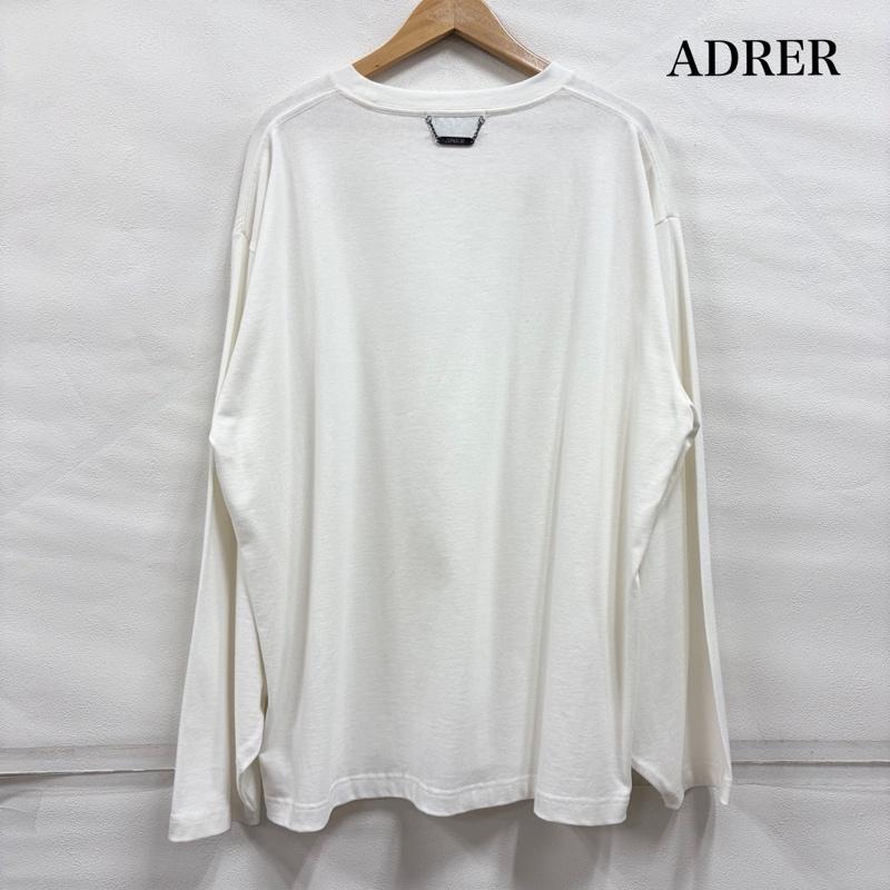 古着 USED Tシャツ 長袖 ADRER アドラー ワイドスリーブ 無地 ロンT 長袖 Tシャツ オーバーサイズ S 無地 X ワンポイント X ロゴ、文字 白 / ホワイト / white メンズ USED 古着 中古 50166784