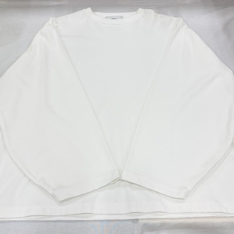 古着 USED Tシャツ 長袖 ADRER アドラー ワイドスリーブ 無地 ロンT 長袖 Tシャツ オーバーサイズ S 無地 X ワンポイント X ロゴ、文字 白 / ホワイト / white メンズ USED 古着 中古 50166784