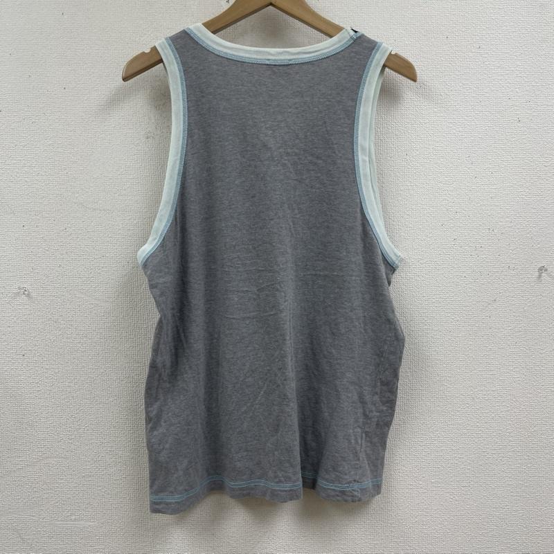 ドルチェアンドガッバーナ DOLCE&GABBANA タンクトップ タンクトップ Y2k SURFING POWER 72 パッチ刺繍 リンガー タンクトップ 48 灰 / グレー / gray メンズ USED 古着 中古 50166793