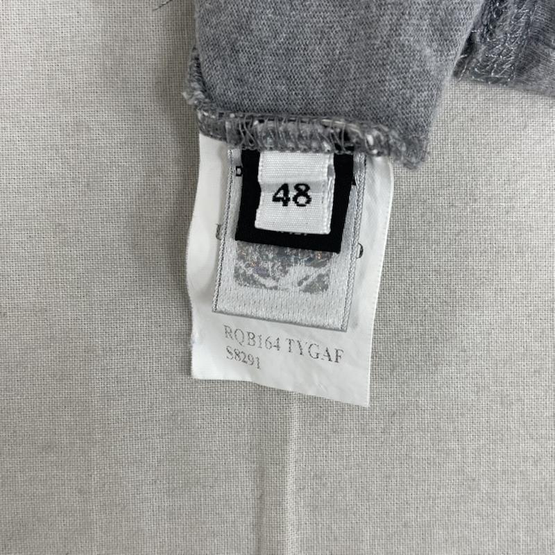 ドルチェアンドガッバーナ DOLCE&GABBANA タンクトップ タンクトップ Y2k SURFING POWER 72 パッチ刺繍 リンガー タンクトップ 48 灰 / グレー / gray メンズ USED 古着 中古 50166793
