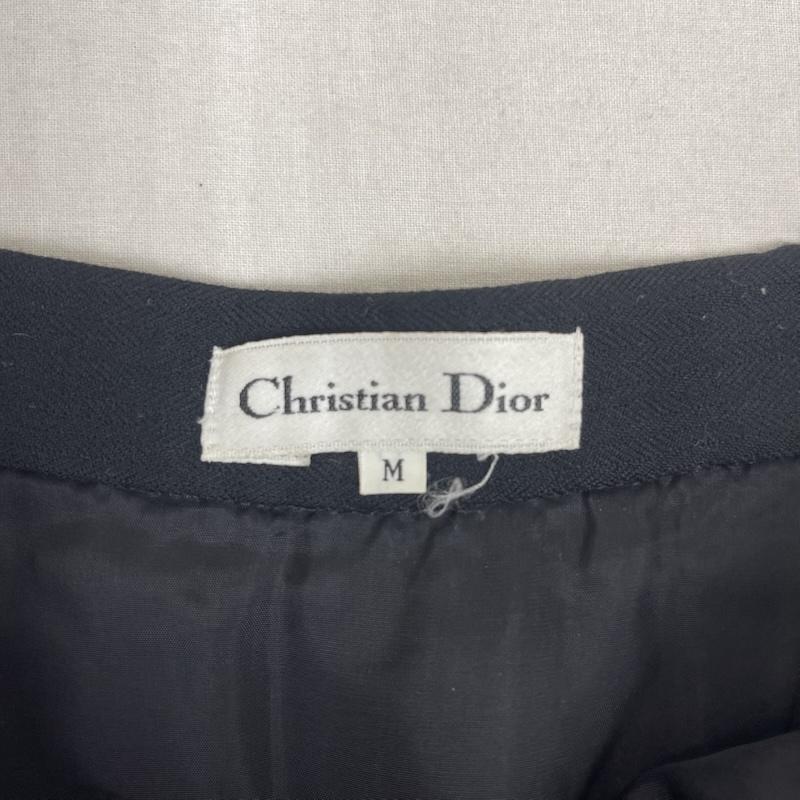 クリスチャンディオール Christian Dior スカート ロングスカート ヴィンテージ ネームタグ フロント ボタン ロング スカート KPj5g3901 M 黒 / ブラック / black レディース USED 古着 中古 50166794