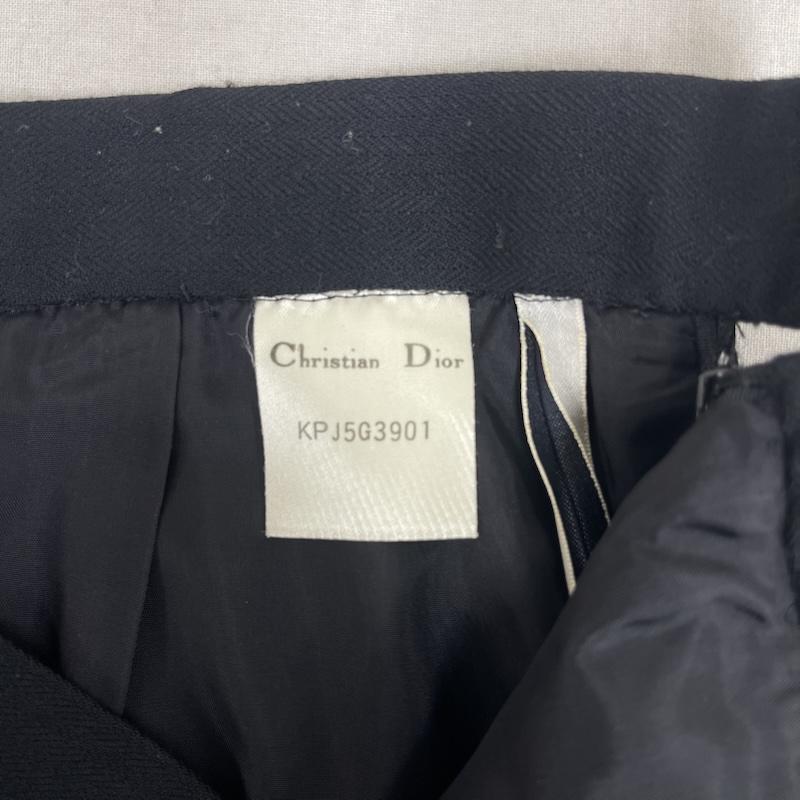 クリスチャンディオール Christian Dior スカート ロングスカート ヴィンテージ ネームタグ フロント ボタン ロング スカート KPj5g3901 M 黒 / ブラック / black レディース USED 古着 中古 50166794