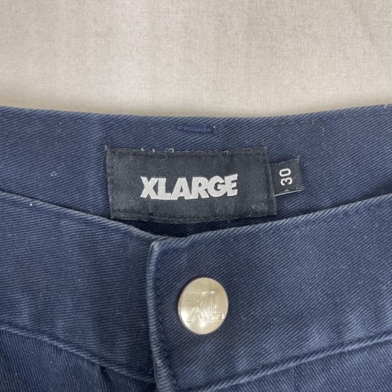 エクストララージ XLARGE パンツ ワークパンツ、ペインターパンツ スプラッター ペイント加工 ワーク パンツ ボトムス 101211031011 30 紺 / ネイビー / navy メンズ USED 古着 中古 50166801