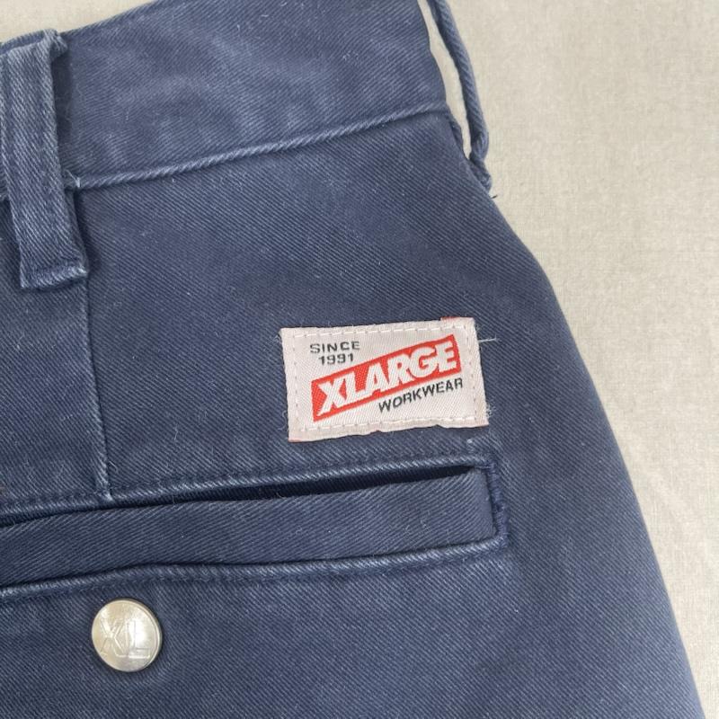 エクストララージ XLARGE パンツ ワークパンツ、ペインターパンツ スプラッター ペイント加工 ワーク パンツ ボトムス 101211031011 30 紺 / ネイビー / navy メンズ USED 古着 中古 50166801