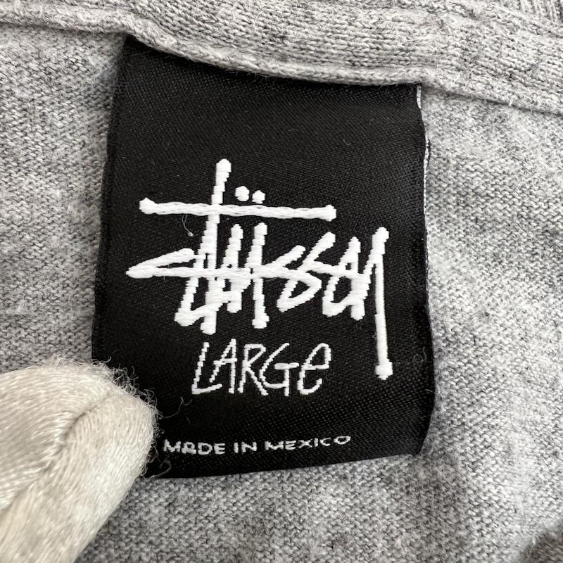 ステューシー STUSSY Tシャツ 半袖 GUAM グアム限定 Sロゴ Tシャツ L 灰 / グレー / gray メンズ USED 古着 中古 50166802