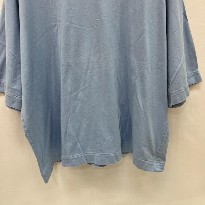 ブラームス BLURHMS Tシャツ 半袖 スビンコットン リップル生地 スーパーサイズ Tシャツ BHS21S013 - 水色 / ライトブルー / メンズ USED 古着 中古 50166803