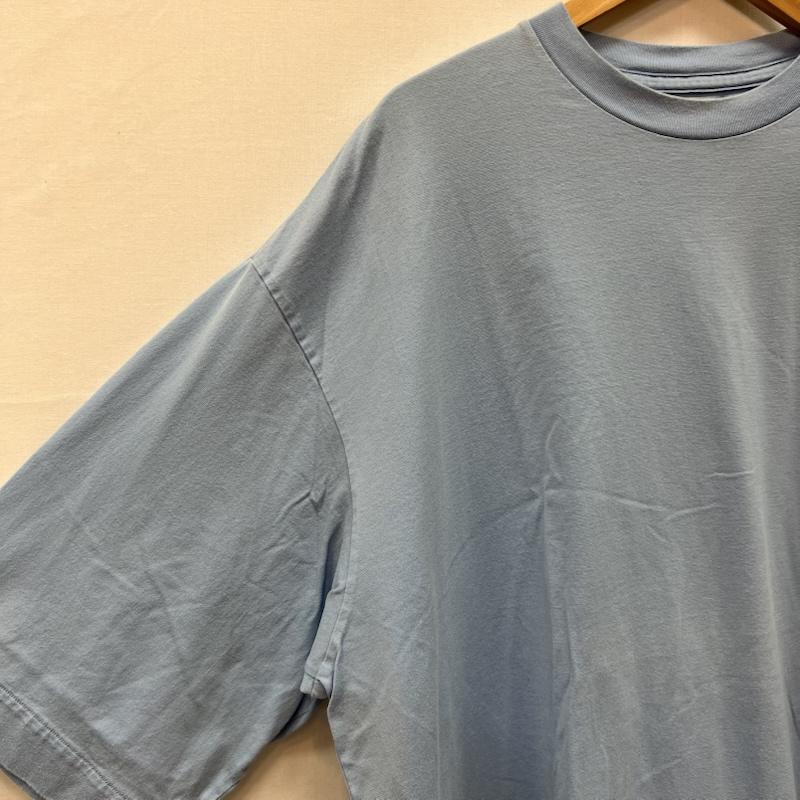 ブラームス BLURHMS Tシャツ 半袖 スビンコットン リップル生地 スーパーサイズ Tシャツ BHS21S013 - 水色 / ライトブルー / メンズ USED 古着 中古 50166803