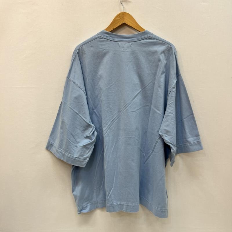 ブラームス BLURHMS Tシャツ 半袖 スビンコットン リップル生地 スーパーサイズ Tシャツ BHS21S013 - 水色 / ライトブルー / メンズ USED 古着 中古 50166803