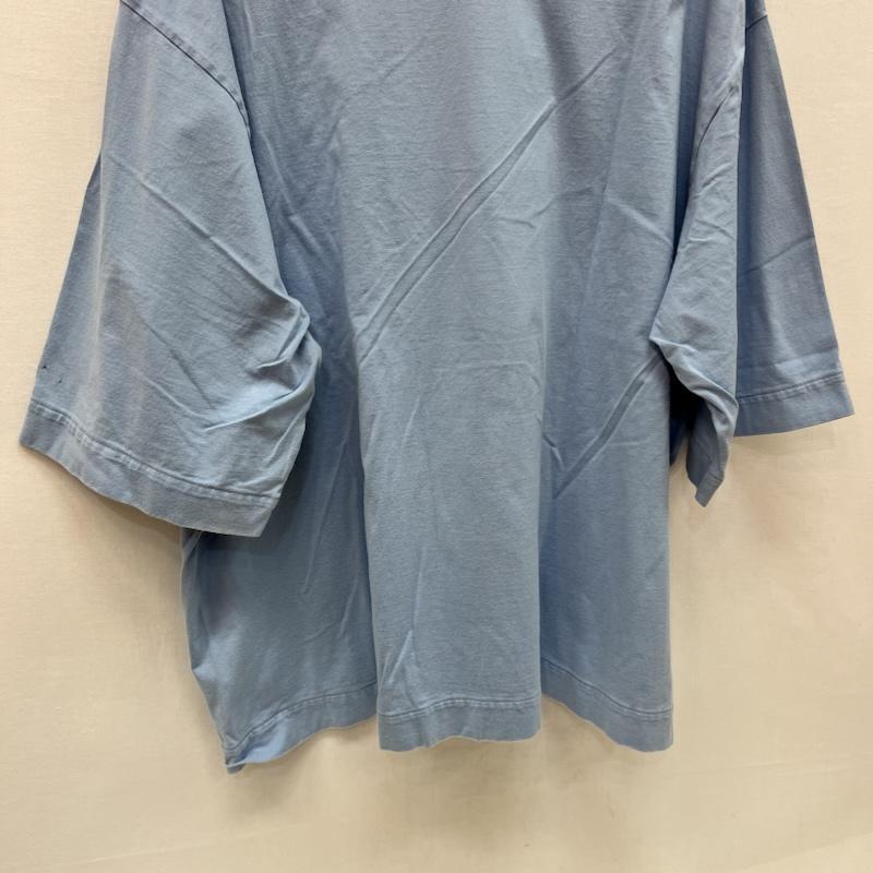 ブラームス BLURHMS Tシャツ 半袖 スビンコットン リップル生地 スーパーサイズ Tシャツ BHS21S013 - 水色 / ライトブルー / メンズ USED 古着 中古 50166803