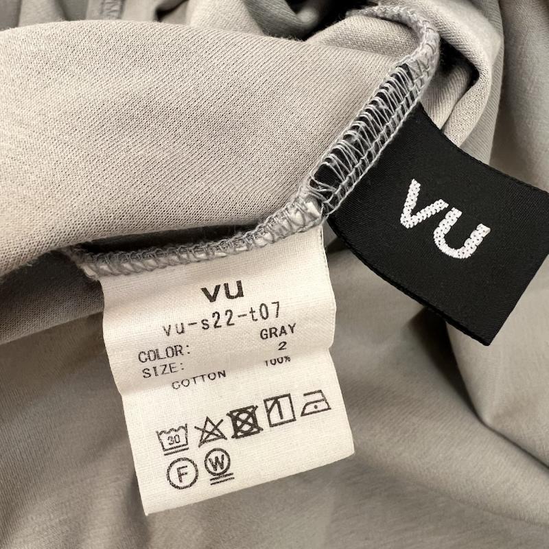 古着 USED Tシャツ 半袖 VU ヴウ VUm ヴウエム basic t-shirt vu-s22-t07 2 灰 / グレー / gray メンズ USED 古着 中古 50166804