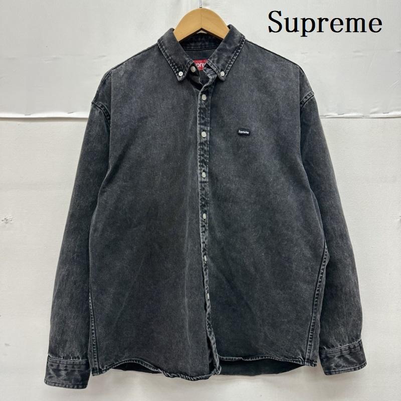 シュプリーム Supreme シャツ、ブラウス 長袖 25AW Small Box Denim Shirt ブラック デニム シャツ S 黒 / ブラック / black メンズ USED 古着 中古 50166807