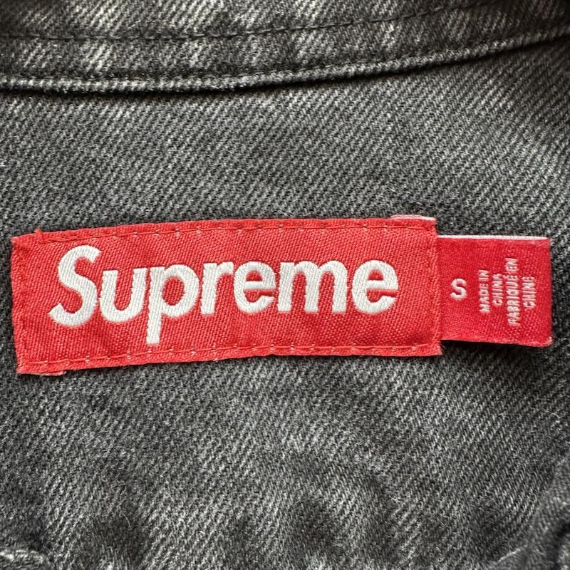 シュプリーム Supreme シャツ、ブラウス 長袖 25AW Small Box Denim Shirt ブラック デニム シャツ S 黒 / ブラック / black メンズ USED 古着 中古 50166807