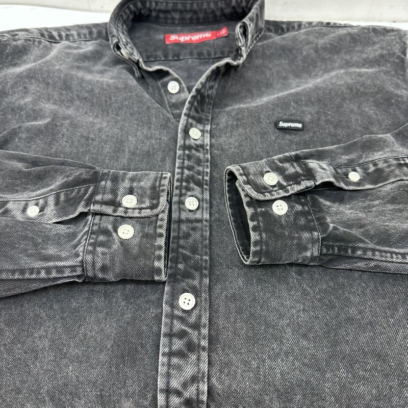 シュプリーム Supreme シャツ、ブラウス 長袖 25AW Small Box Denim Shirt ブラック デニム シャツ S 黒 / ブラック / black メンズ USED 古着 中古 50166807