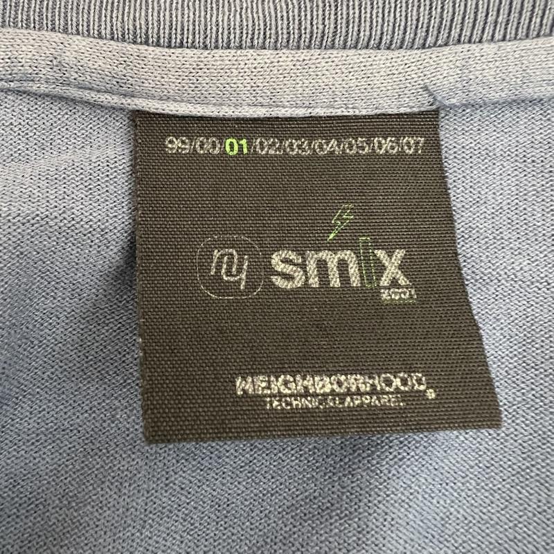 ネイバーフッド NEIGHBORHOOD Tシャツ 長袖 00s クロスボーン ロゴ ラグラン Tシャツ L 黒 / ブラック / black X 青 / ブルー / blue メンズ USED 古着 中古 50166808