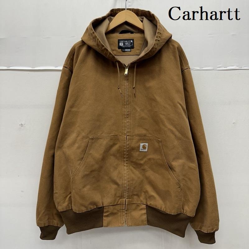 カーハート Carhartt ジャケット、上着 ジャンパー、ブルゾン Loose Fit Firm Duck Thermal-Lined Active Jacket ダック アクティブ ジャケット 104868 XL 茶 / ブラウン / brown メンズ USED 古着 中古 50166812