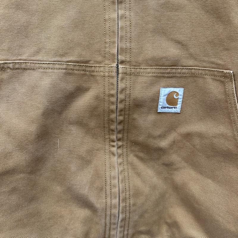 カーハート Carhartt ジャケット、上着 ジャンパー、ブルゾン Loose Fit Firm Duck Thermal-Lined Active Jacket ダック アクティブ ジャケット 104868 XL 茶 / ブラウン / brown メンズ USED 古着 中古 50166812