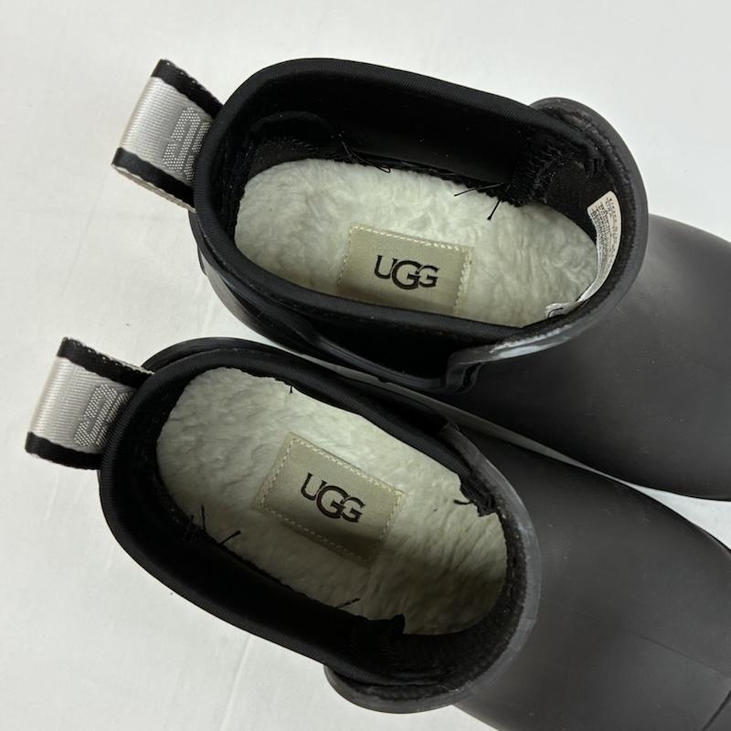 アグ UGG ブーツ ショートブーツ ドロップレット サイドゴア レインブーツ 23.0cm レディース USED 古着 中古 50166813