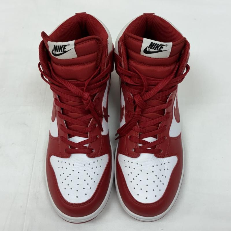 ナイキ NIKE スニーカー スニーカー 00s DUNK HI White Varsity Red 317982-162 ダンク ハイカット スニーカー 2009年製 27.5cm メンズ USED 古着 中古 50166816