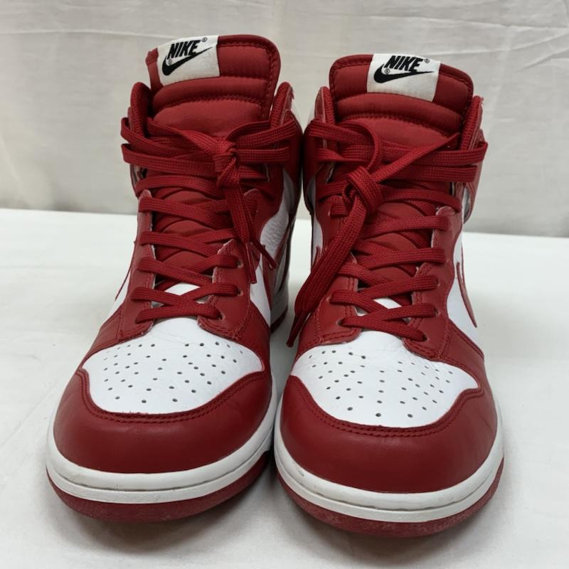 ナイキ NIKE スニーカー スニーカー 00s DUNK HI White Varsity Red 317982-162 ダンク ハイカット スニーカー 2009年製 27.5cm メンズ USED 古着 中古 50166816