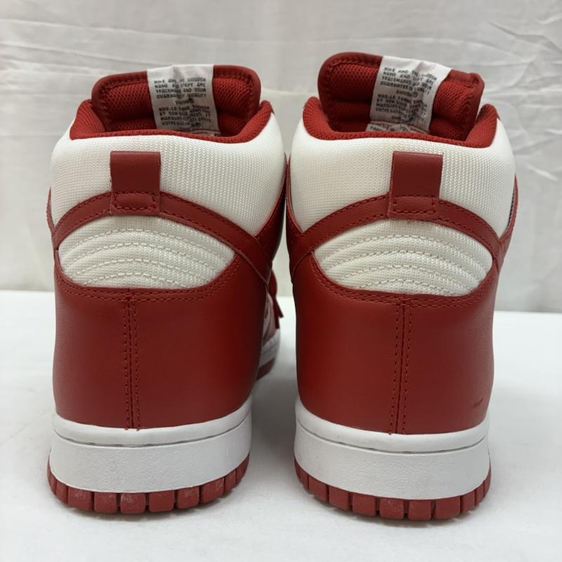 ナイキ NIKE スニーカー スニーカー 00s DUNK HI White Varsity Red 317982-162 ダンク ハイカット スニーカー 2009年製 27.5cm メンズ USED 古着 中古 50166816