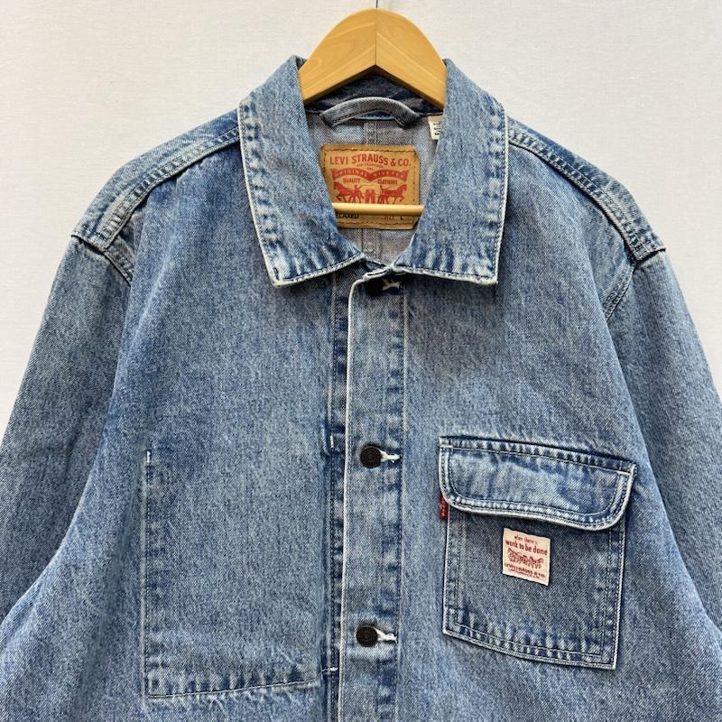 リーバイス Levi s ジャケット、上着 ジャンパー、ブルゾン WORKWEAR デニムエンジニアコート カバーオール L メンズ USED 古着 中古 50166817