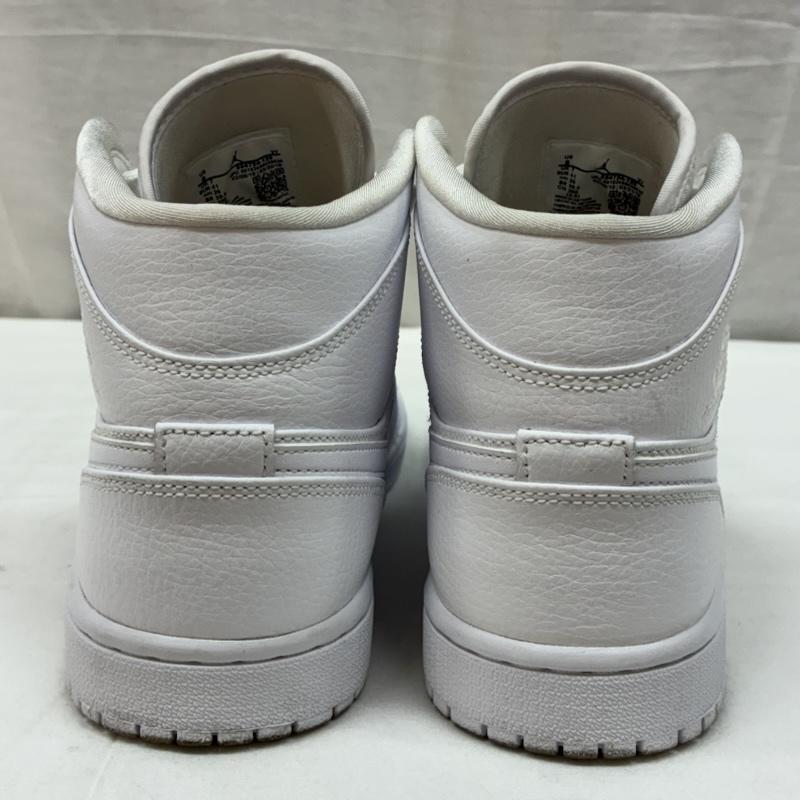 ナイキ NIKE スニーカー スニーカー AIR JORDAN 1 MID Triple White 554724-129 エアジョーダン 1 ミッド スニーカー 26.0cm メンズ USED 古着 中古 50166818