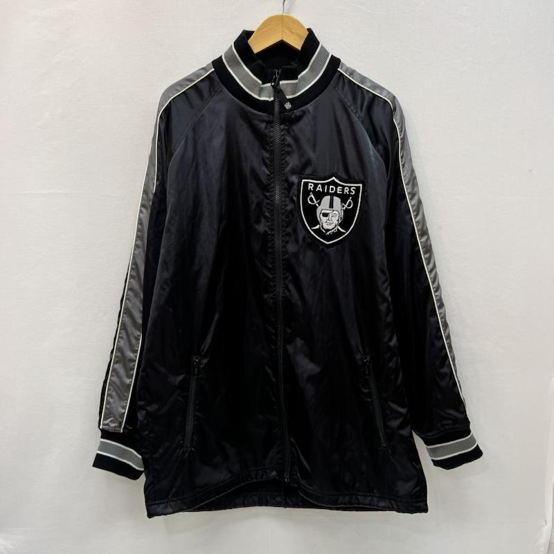 古着 USED ジャケット、上着 ジャンパー、ブルゾン NFL RAIDERS レイダース ナイロンジャケット XL 黒 / ブラック / black メンズ USED 古着 中古 50166819