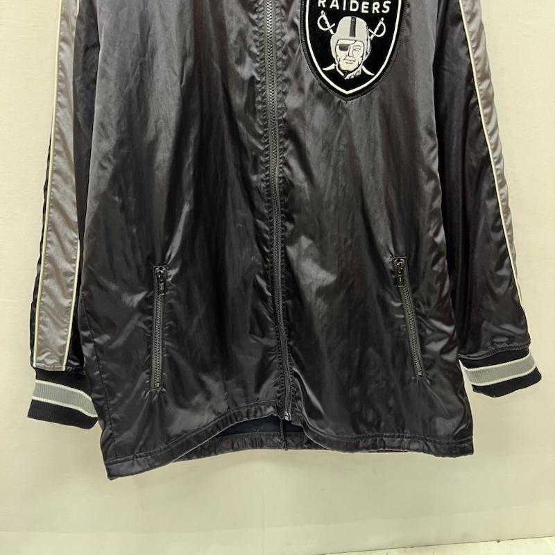 古着 USED ジャケット、上着 ジャンパー、ブルゾン NFL RAIDERS レイダース ナイロンジャケット XL 黒 / ブラック / black メンズ USED 古着 中古 50166819