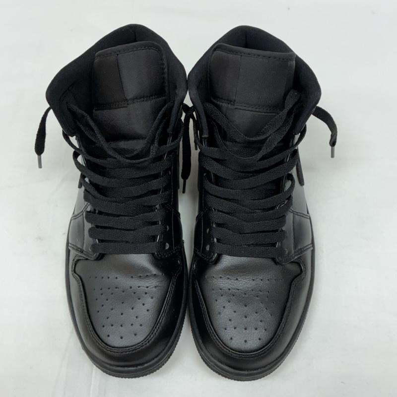 ナイキ NIKE スニーカー スニーカー AIR JORDAN 1 MID Black 554724-090 エアジョーダン 1 ミッド スニーカー 26.0cm メンズ USED 古着 中古 50166820