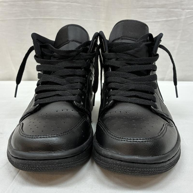 ナイキ NIKE スニーカー スニーカー AIR JORDAN 1 MID Black 554724-090 エアジョーダン 1 ミッド スニーカー 26.0cm メンズ USED 古着 中古 50166820