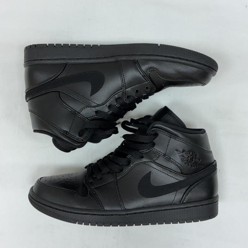 ナイキ NIKE スニーカー スニーカー AIR JORDAN 1 MID Black 554724-090 エアジョーダン 1 ミッド スニーカー 26.0cm メンズ USED 古着 中古 50166820