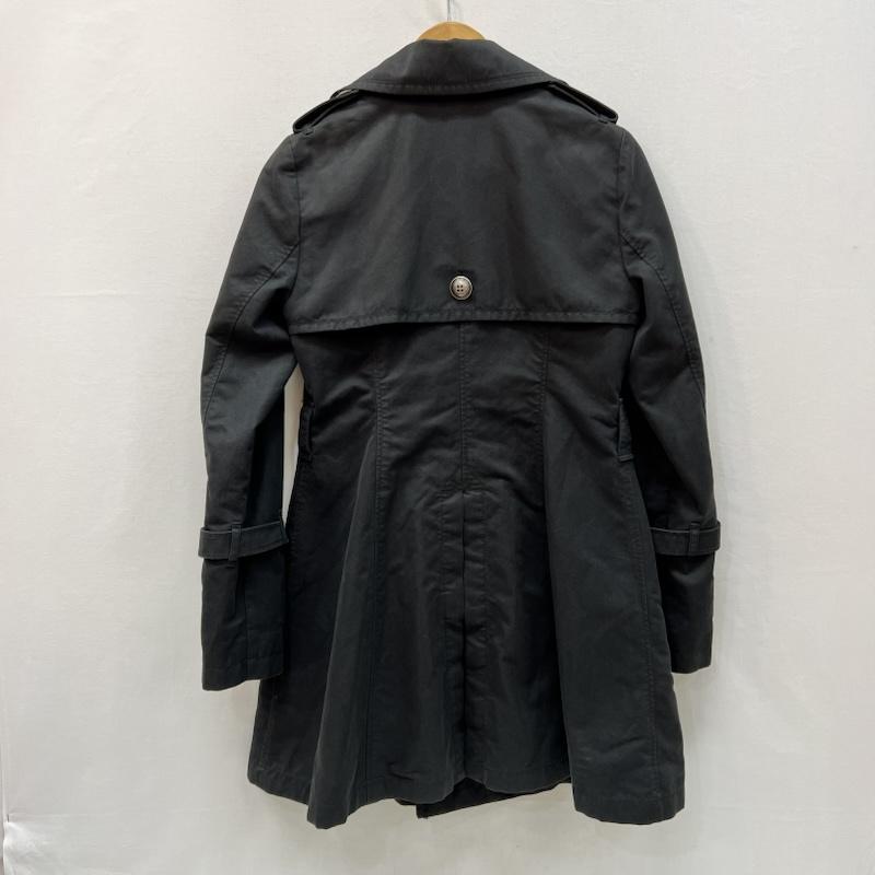 バーバリー・ブルーレーベル BURBERRY BLUE LABEL コート トレンチコート チェックライナー トレンチコート 38 黒 / ブラック / black レディース USED 古着 中古 50166824