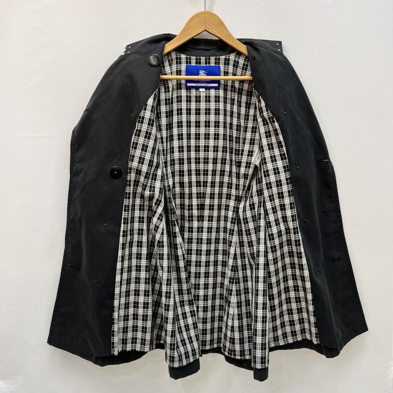 バーバリー・ブルーレーベル BURBERRY BLUE LABEL コート トレンチコート チェックライナー トレンチコート 38 黒 / ブラック / black レディース USED 古着 中古 50166824