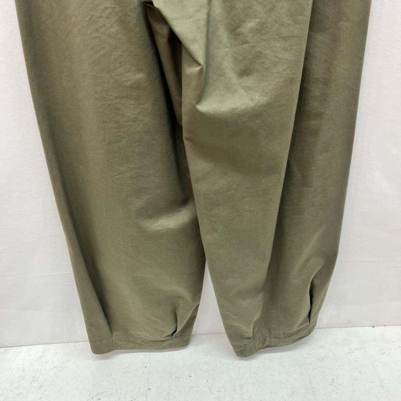 古着 USED ボトムス ボトムス VOLUME PANTS WITH LINEN MIX BELT IH-23FW-P026-IM 1 カーキ / カーキ / khaki メンズ USED 古着 中古 50166828