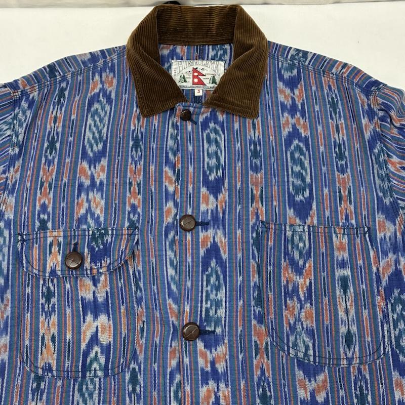 ハリウッドランチマーケット HOLLYWOOD RANCH MARKET ジャケット、上着 ジャンパー、ブルゾン HIMALAYA ヒマラヤ ネイティブ ストライプ コーデュロイカラー カバーオール 3 メンズ USED 古着 中古 50166829