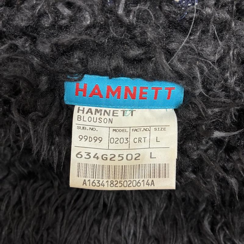 キャサリンハムネット KATHARINE HAMNETT ジャケット、上着 ジャンパー、ブルゾン 00s 4ポケット パイソン デニム ジャケット シャギー ファー オールド アーカイブ L メンズ USED 古着 中古 50166832