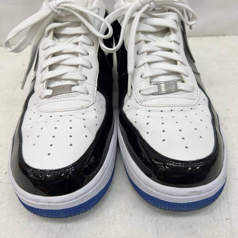 ナイキ NIKE スニーカー スニーカー 2014 AIR FORCE 1 LOW エアフォースワン Game Royal 488298-058 観賞用 27.5cm 白 / ホワイト / white X 黒 / ブラック / black X 青 / ブルー / blue メンズ USED 古着 中古 50166833