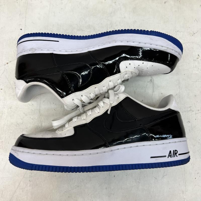 ナイキ NIKE スニーカー スニーカー 2014 AIR FORCE 1 LOW エアフォースワン Game Royal 488298-058 観賞用 27.5cm 白 / ホワイト / white X 黒 / ブラック / black X 青 / ブルー / blue メンズ USED 古着 中古 50166833