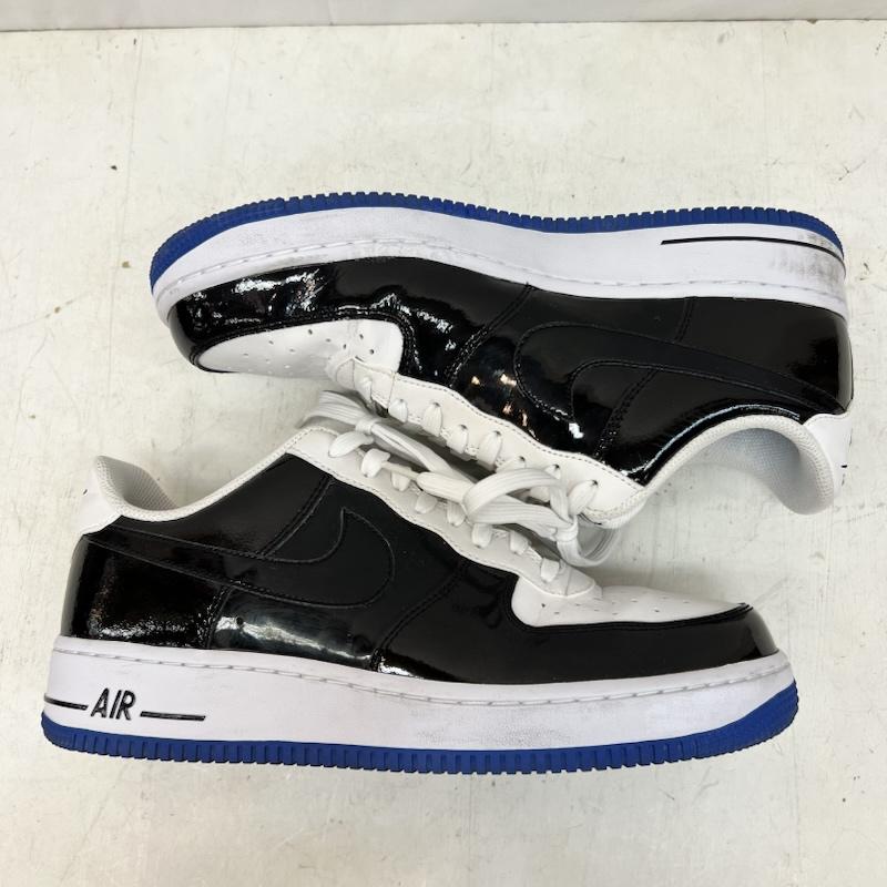 ナイキ NIKE スニーカー スニーカー 2014 AIR FORCE 1 LOW エアフォースワン Game Royal 488298-058 観賞用 27.5cm 白 / ホワイト / white X 黒 / ブラック / black X 青 / ブルー / blue メンズ USED 古着 中古 50166833