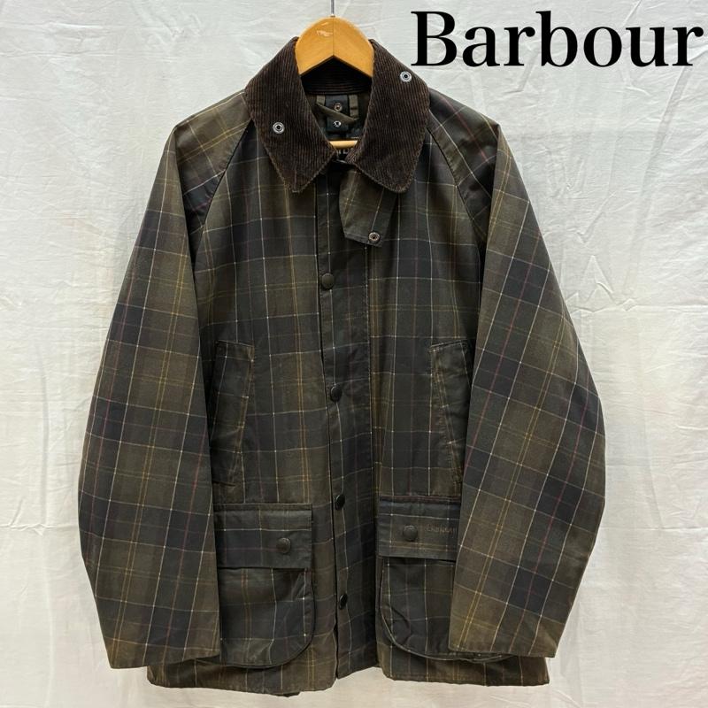 バーブァー Barbour ジャケット、上着 ジャンパー、ブルゾン 90s 00s A113 Tartan Bedale タータン チェック ビデイル ワックスドコットン オイルド ジャケット 38 メンズ USED 古着 中古 50166837