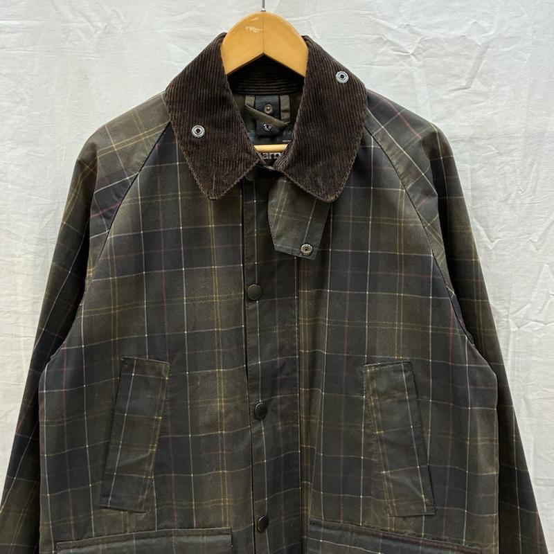 バーブァー Barbour ジャケット、上着 ジャンパー、ブルゾン 90s 00s A113 Tartan Bedale タータン チェック ビデイル ワックスドコットン オイルド ジャケット 38 メンズ USED 古着 中古 50166837