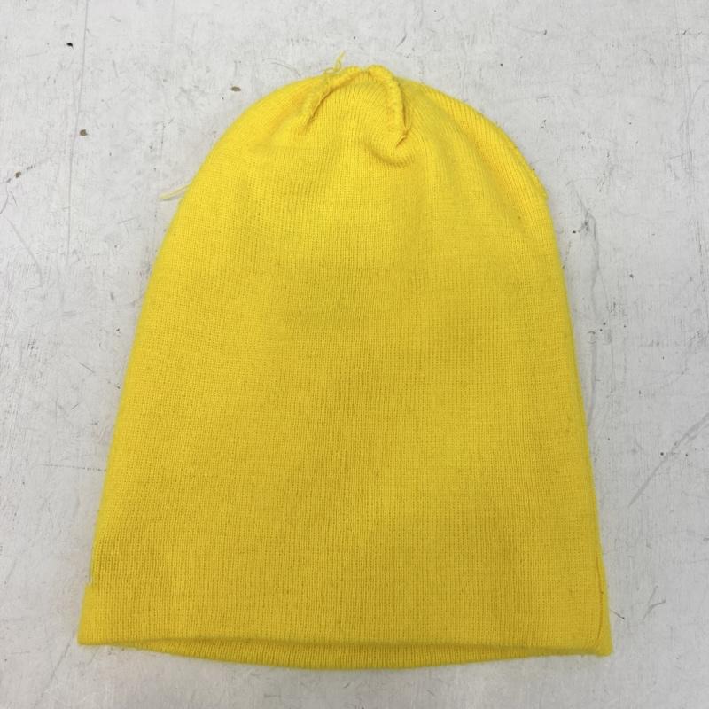 シュプリーム Supreme 帽子 ニット帽 × New Era Cross Box Logo Beanie クロスボックスロゴ - 黄 / イエロー / yellow メンズ USED 古着 中古 50166838